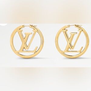 Louis Vuitton earrings, hoops